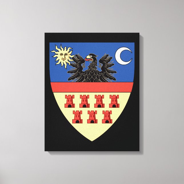 Coat of Arms of Transylvania Canvas Print (Front)
