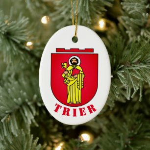 Coat of Arms of Trier, Germany Ceramic Ornament