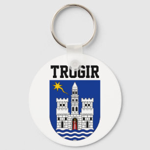 Coat of Arms of Trogir, Croatia Keychain