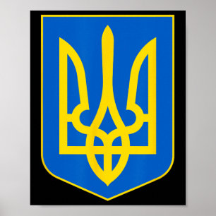 Coat Of Arms Of Ukraine 1  Poster
