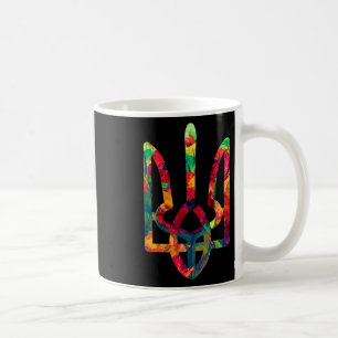 Coat Of Arms Of Ukraine In National Colours Ukrain Coffee Mug