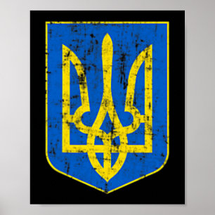 Coat of Arms of Ukraine Poster