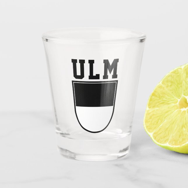 Coat of Arms of Ulm - GERMANY Shot Glass (Front)