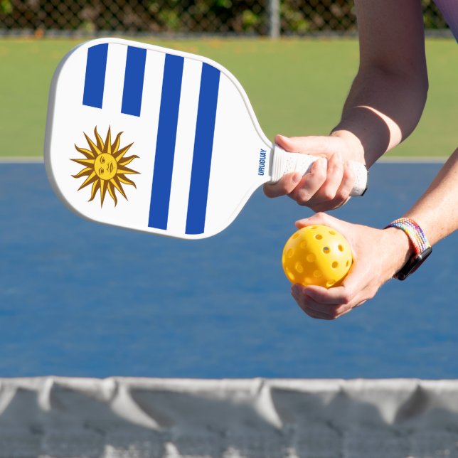 Coat of Arms of Uruguay Pickleball Paddle (Insitu)