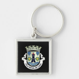 Coat of Arms of Vila Nova de Gaia, PORTUGAL Keychain