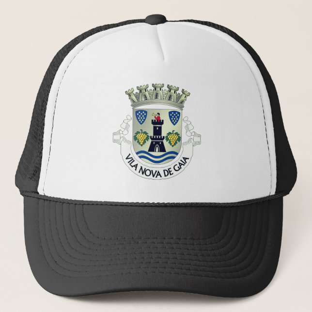 Coat of Arms of Vila Nova de Gaia, PORTUGAL Trucker Hat (Front)