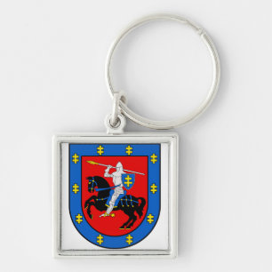 Coat of Arms of Vilnius County Keychain