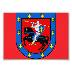 Coat of Arms of Vilnius County Photo Print