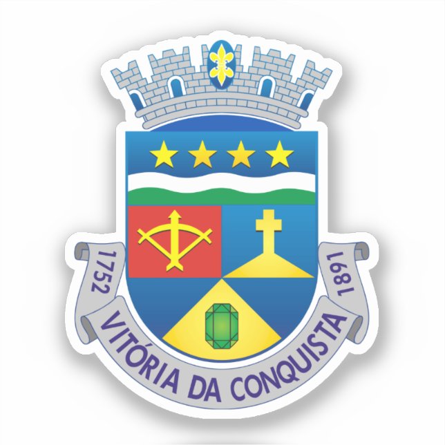 Coat of Arms of Vitória da Conquista (BRAZIL) Clas (Front)