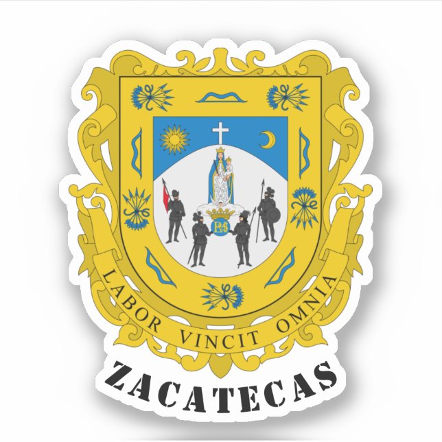 Coat of Arms of Zacatecas, Mexico (Front)