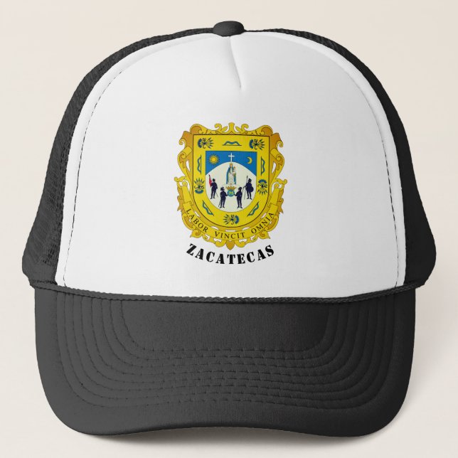 Coat of Arms of Zacatecas, Mexico Trucker Hat (Front)