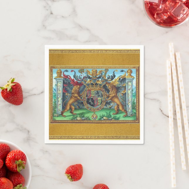 Coat of Arms Paper Napkin (Insitu)