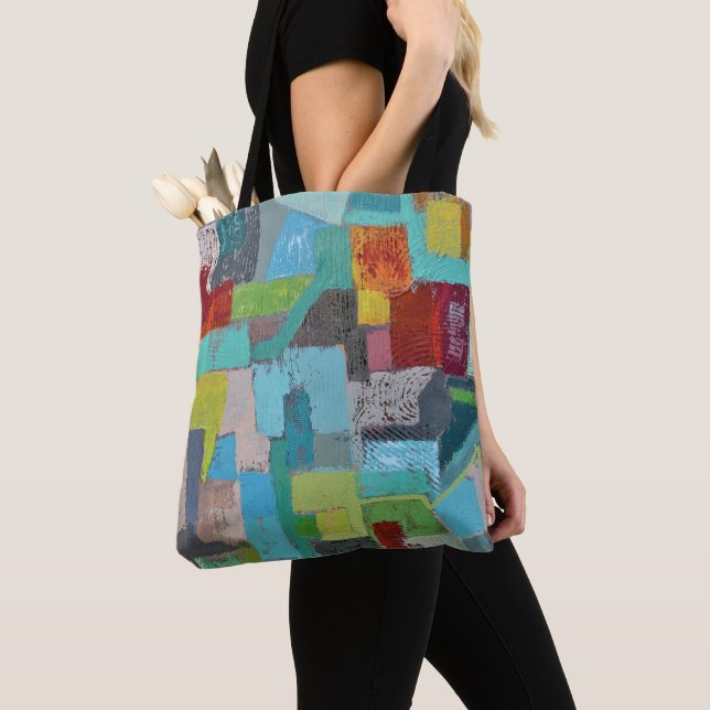 Coat of Many Colours Tote Bag (Close Up)