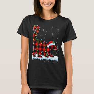 Coati  Christmas Santa Hat Cute Animals Xmas Light T-Shirt