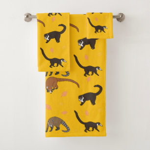 Coatis Bath Towel Set