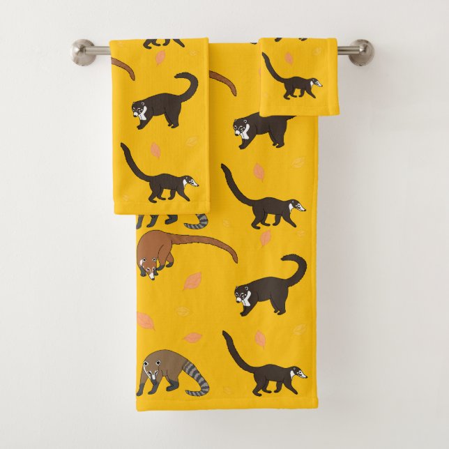 Coatis Bath Towel Set (Insitu)
