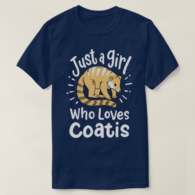 Coatis Coati Lover T-Shirt (Design Front)
