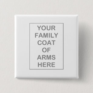 Coats of Arms Buttons/Badges 2 Inch Square Button