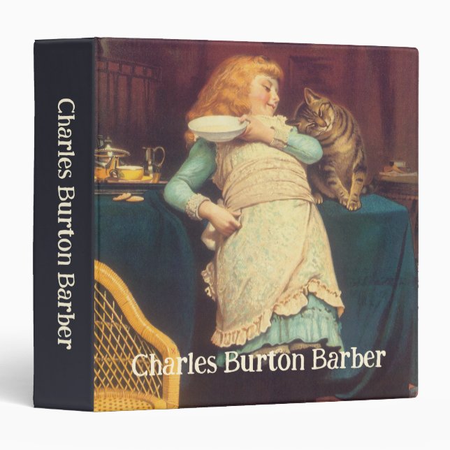 Coaxing Better Than Teasing Charles Burton Barber Binder (Front/Spine)
