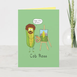 Cob Ross - Corny Artist Pun Greeting Card