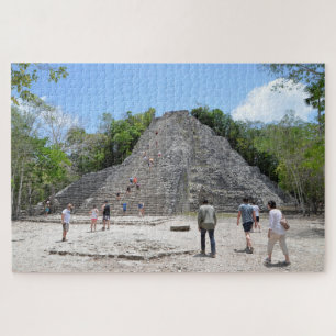 Coba Ancient Ruins Yucatan Mexico Travel Vacation Jigsaw Puzzle
