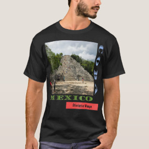 Coba Mexico Mayan Ruins Travel Souvenirs Photograp T-Shirt