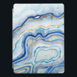 Cobalt Agate II iPad Pro Cover<br><div class="desc">Cobalt Agate II by Grace Popp</div>