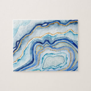 Cobalt Agate II Jigsaw Puzzle