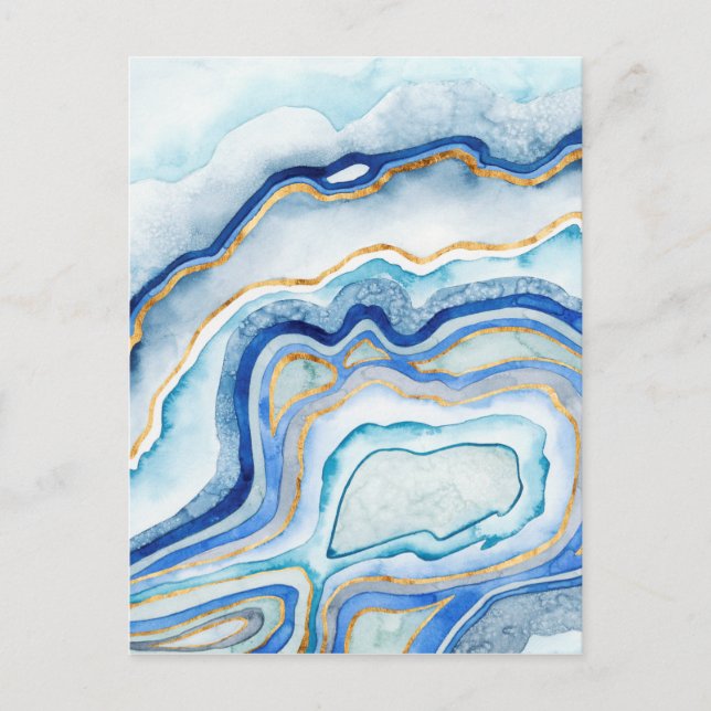 Cobalt Agate II Postcard (Front)