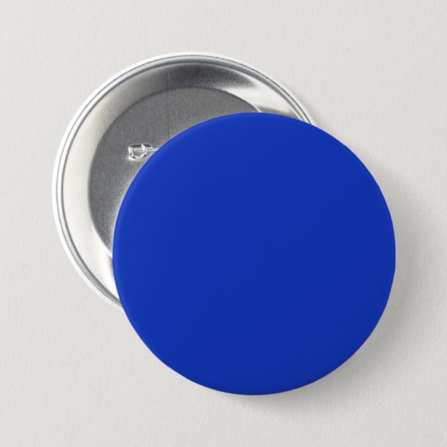Cobalt Blue 1338BE Colour, With Add a Name Option 3 Inch Round Button (Front & Back)