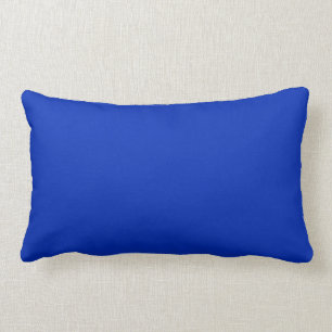 COBALT BLUE (a solid rich colour) ~ Lumbar Pillow