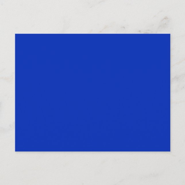 COBALT BLUE (a solid rich colour) ~ Postcard (Front)