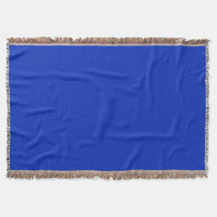 COBALT BLUE (a solid rich colour) ~ Throw Blanket