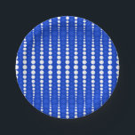 Cobalt Blue and White Polka Dots Paper Plate<br><div class="desc">Cobalt Blue and White Polka Dot Paper Plate</div>