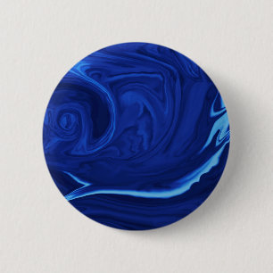 Cobalt blue background Textured Handmade 2 Inch Round Button