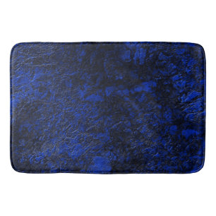 Cobalt blue bath mat