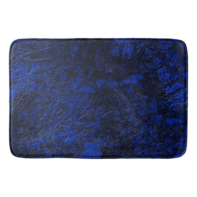Cobalt blue bath mat (Front)