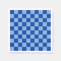 Cobalt Blue Chequerboard