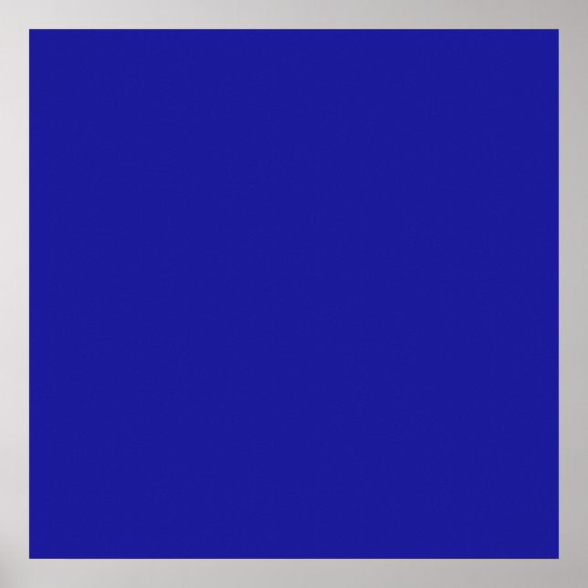 Cobalt Blue Colour Poster (Front)