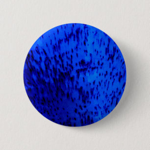 Cobalt Blue Earthenware 2 Inch Round Button