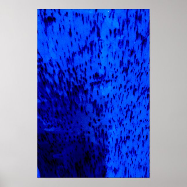 Cobalt Blue Earthenware Poster (Front)