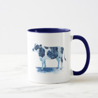 Cobalt Blue Farm Animals - Cow