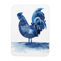 Cobalt Blue Farm Animals - Rooster