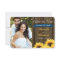 COBALT BLUE RUSTIC SUNFLOWER SAVE THE DATE CARD