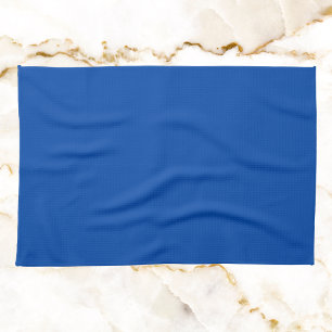 Cobalt Blue Solid Colour Kitchen Towel