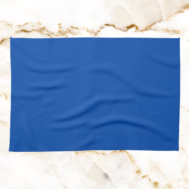 Cobalt Blue Solid Colour Kitchen Towel (Creator Uploaded)