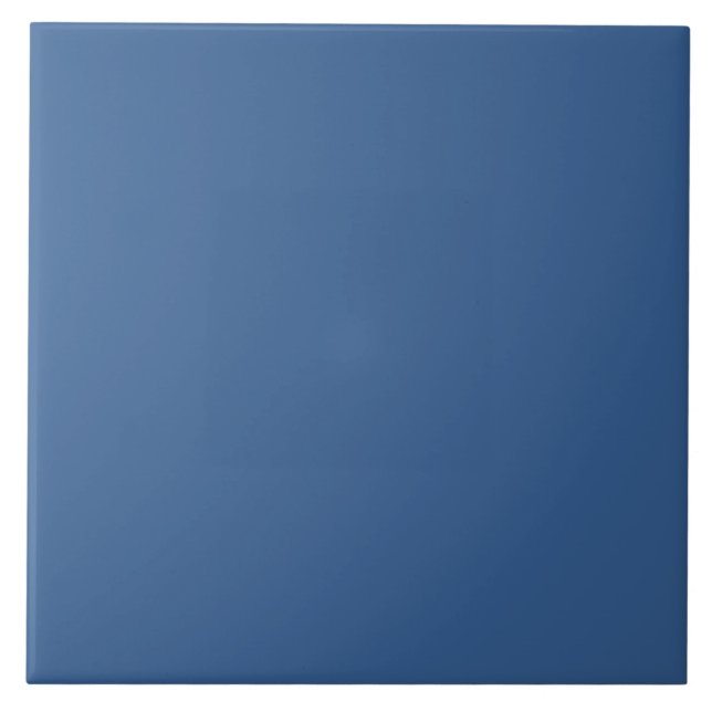 Cobalt Blue Solid Colour Tile (Front)
