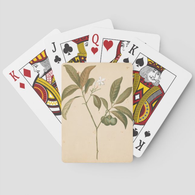 Cobalt Deco Panel I Playing Cards (Back)