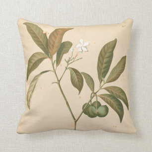 Cobalt Deco Panel I Throw Pillow