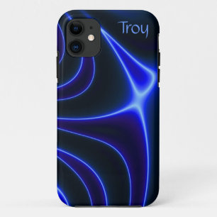 Cobalt électrique bleu Abstrait iPhone 5 Coque
